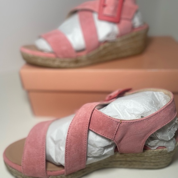 Eric Michael Lidia Pink Espadrille Sandals Size 37. Never worn. - Picture 5 of 14